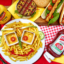 fries kids meal hamburger funny smile ketchup French’s hot-god UGC content